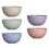 5 pcs straw rice soup noodle bowls assorted colors 11