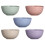 5 pcs straw rice soup noodle bowls assorted colors 1