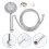 1Set Pressurized Douchekop Abs+metaal Badkamer Accessoire 5