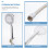 1Set Pressurized Douchekop Abs+metaal Badkamer Accessoire 11