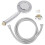 1Set Pressurized Douchekop Abs+metaal Badkamer Accessoire 7