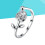 S925 Sterling Bloem Verstelbare Ring Vrouwen 4