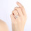 S925 Sterling Bloem Verstelbare Ring Vrouwen 11