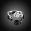 S925 Sterling Bloem Verstelbare Ring Vrouwen 5