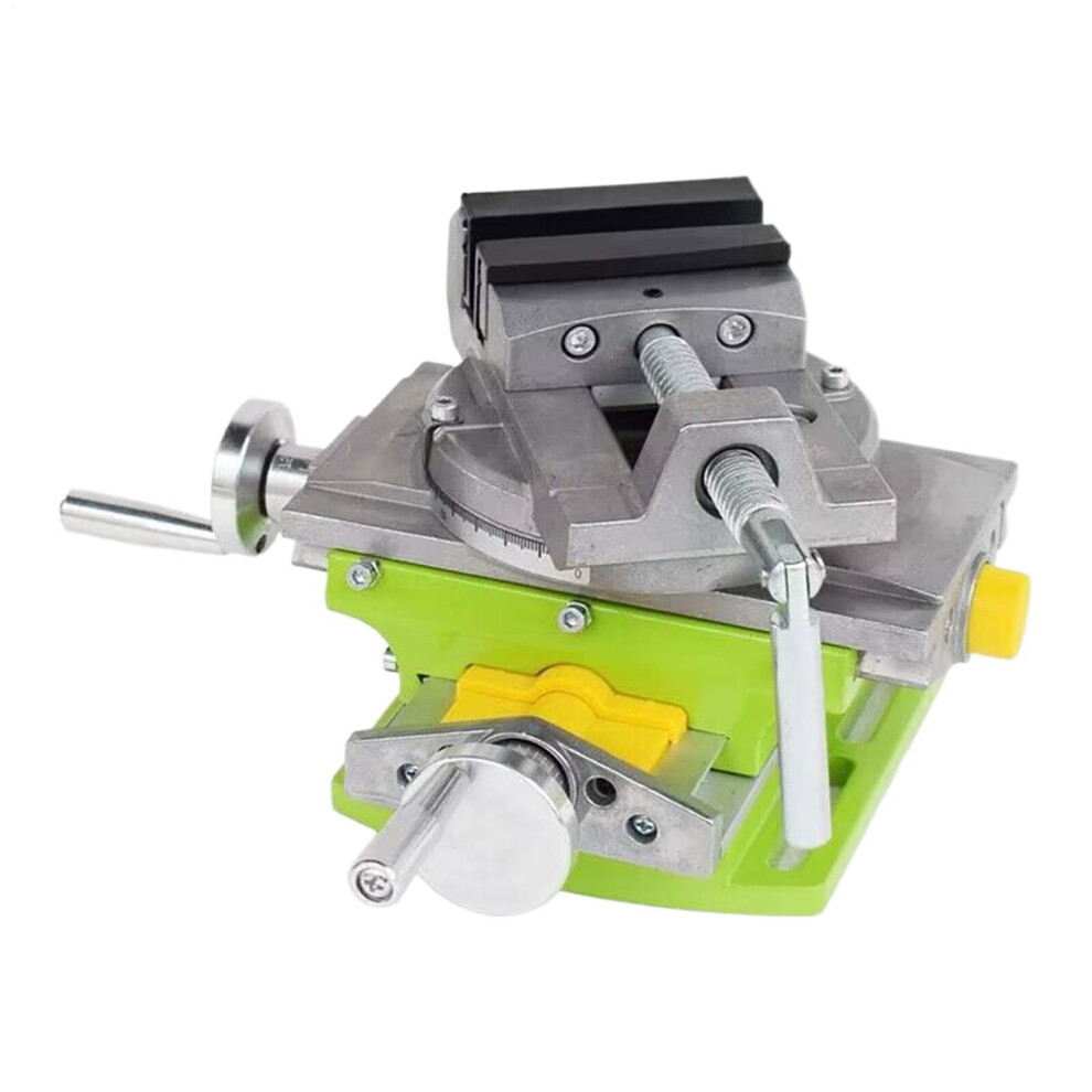 Drill Press Vise Woodworking Clamp, Cross Slide Milling Drilling, Heavy-Duty Metalworking Clamp, Rotatable 9354506959074