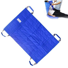 Positioning Transfer Bed Pad 41x28 Inch 100 Kg Capacity 4 Reinforced Handles Lightweight Foldable Patient Transfer Sheet