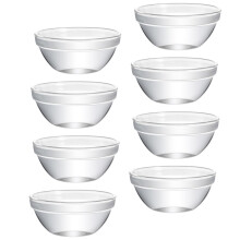 8Stk Bozai Kuchen Schale Schönheits Schale Glas