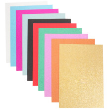 10 bogen glitzerpappe bastelpapier zum selbermachen papier