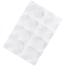 8Pcs Transparent Silicone Clarinet Cushions Soprano Sax Patches Pads