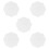 5Pcs Silicone Cup Lids White Practical Reusable Mug Covers 1