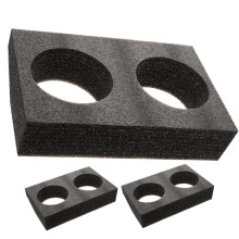 3-teilige to-go-schalen, Suppen- Snack-Halter, 2-Loch-Design