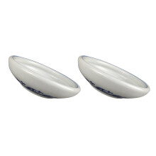 2Pcs Ceramic Ink Saucer Pigment Dish Brush Holder Water Container
