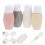 4pcs empty nail press bottles for nail polish remover, salon use 7