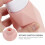 4pcs empty nail press bottles for nail polish remover, salon use 11