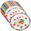 10pcs household food plates, multi-function snack and party tableware 8