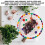 10pcs household food plates, multi-function snack and party tableware 10