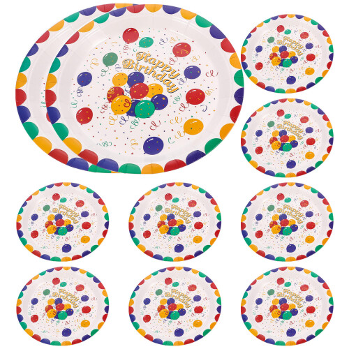 10pcs household food plates, multi-function snack and party tableware