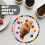 10pcs household food plates, multi-function snack and party tableware 11