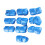 100pcs blue waterproof plastic shoe covers for carpet cleaning 7