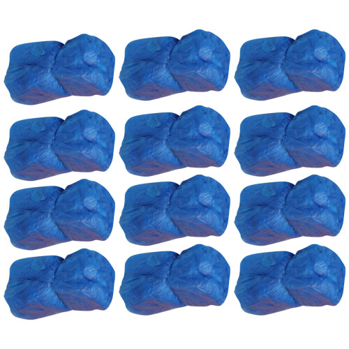 100pcs blue waterproof plastic shoe covers for carpet cleaning 1