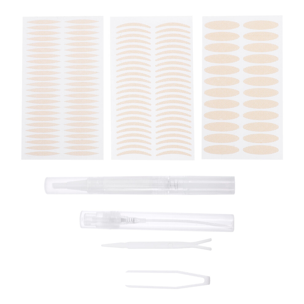 Solustre Black 1Set Natural Double Eyelid Tape Pvc Decorative Invisible Sticker