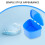 plastic retainer storage case for teeth braces protection and travel 8