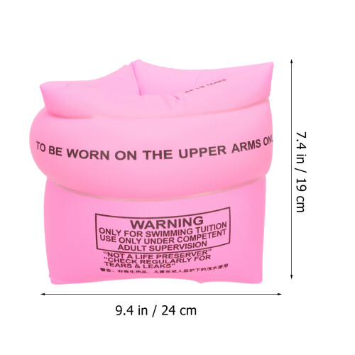 2pcs inflatable arm floaties for adults beginner swim aid 1