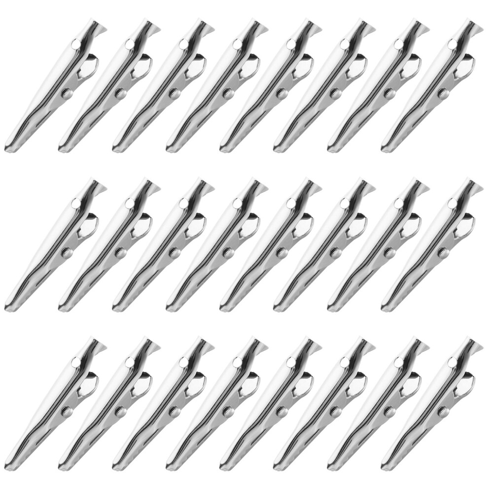 40Pcs Metal Clip Clamp Kit For Battery Testing, 35Mm 3302639115993
