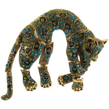men zinc alloy rhinestone brooch pin clothes decoration jewelry