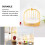 cake display rack with ceramic tray golden 7