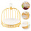cake display rack with ceramic tray golden 5