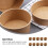 30pcs round kraft paper thickened no lid khaki 10