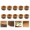 30pcs round kraft paper thickened no lid khaki 3