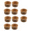 30pcs round kraft paper thickened no lid khaki 4