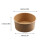 30pcs round kraft paper thickened no lid khaki 2