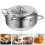 stainless steel deep frying pot kitchen cookware 8