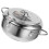 stainless steel deep frying pot kitchen cookware 6