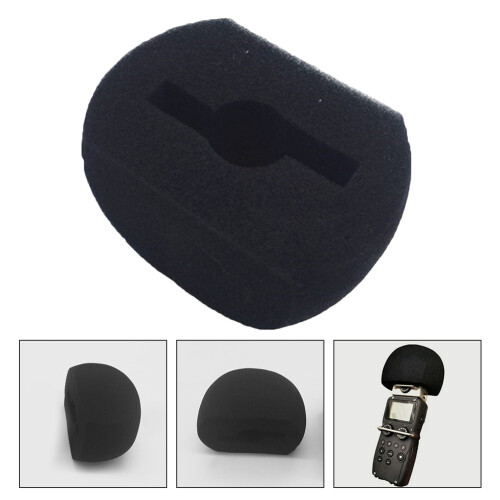 Microphone En Mousse Noire Anti-Bruit Pour Zoom H5 H6 1