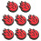 8Pièces Dampers Tennis Silicone Absorption Chocs Rapide 10