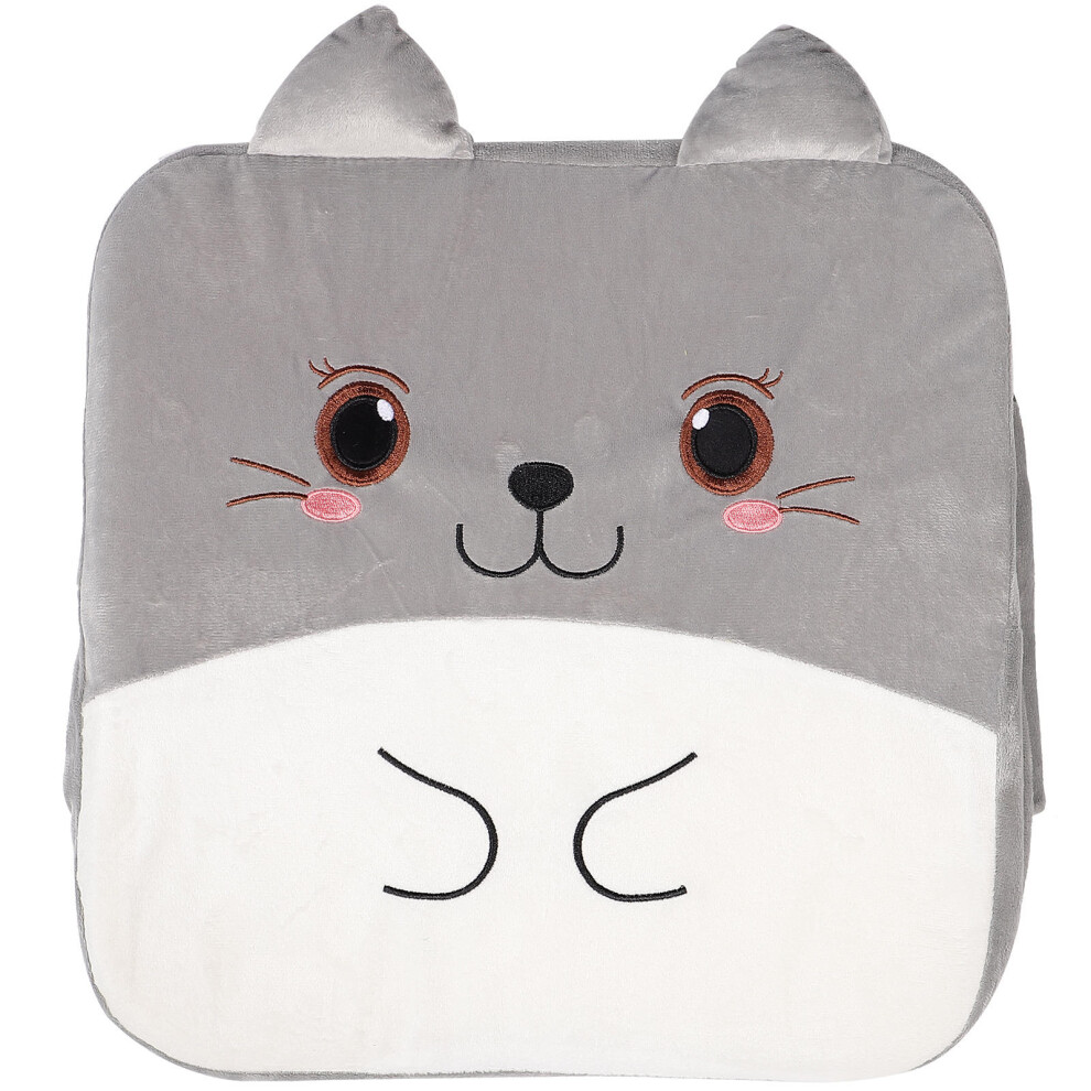 Villcase Cartoon Cat Kids Dining Chair Booster Seat Cushion For Boys Girls