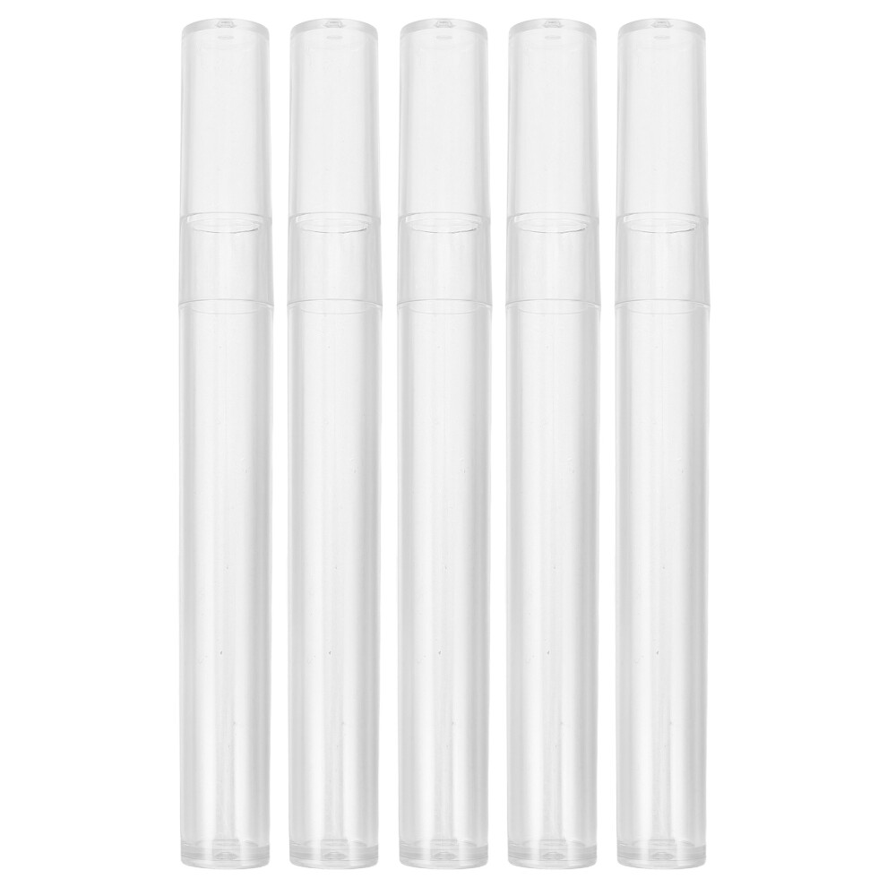 Aboofan 5Pcs Transparent Waterproof Tweezers Organizer Tube For Eyelash Tools