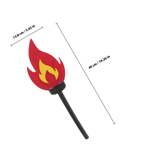 diy artificial torch model for party sports competitions 1