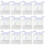 30Pcs Clear White Pet Cake Packing Boxes Portable Mousse Cake Holder 4
