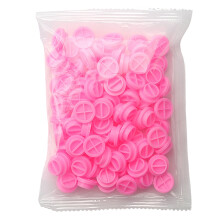100pcs grafting false eyelash glue cup tool pink