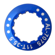 aluminum alloy flywheel cover screw nut for mountain folding (blue)
