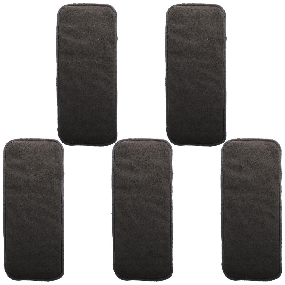 5Pcs Baby Reusable Diapers Newborn Diapers Washable Urinal Pads (Grey) Grey Ohphcall