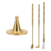 1Set Vielseitiges Kupfer Räucher Kit Mit Löffel Und Haarkamm