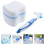 portable double head denture toothbrush with case 3