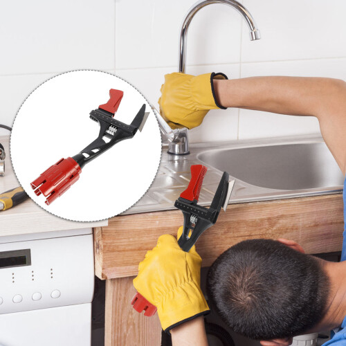 1Set Stevige Monkeysleutel Met Platte Voor Delicate Materialen 1
