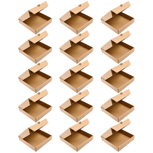 15pcs thick pizza boxes for storage, restaurant use
